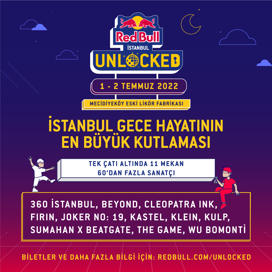 İstanbul’un Popüler Mekanları Red Bull Unlocked ile Tek Çatı Altında