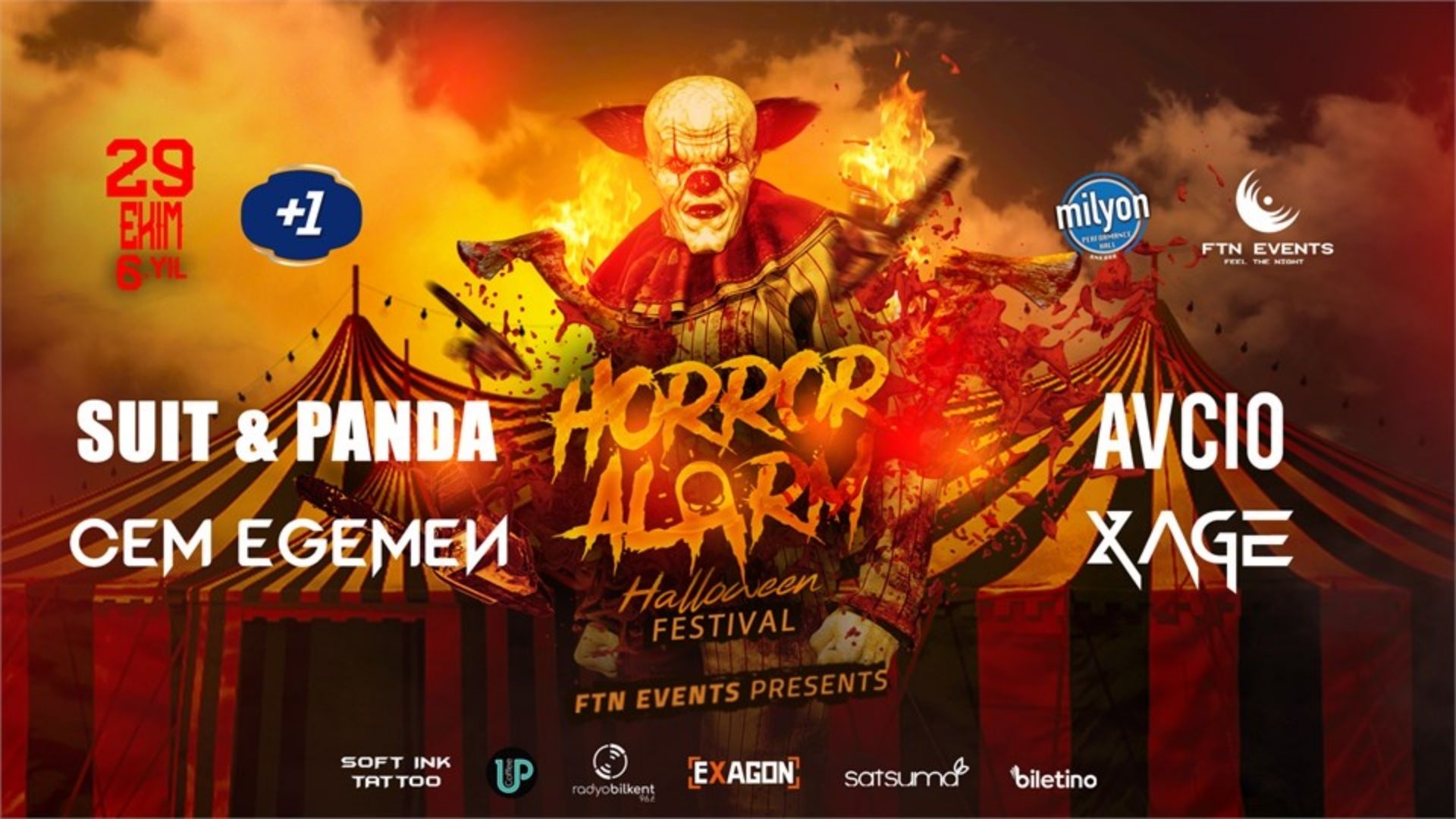 horror alarm haloween 2022 Festival