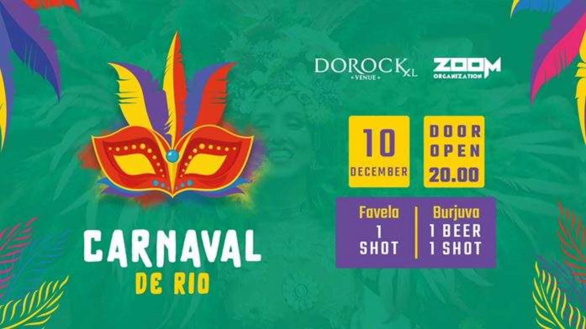 carnaval de rio aralık konser parti